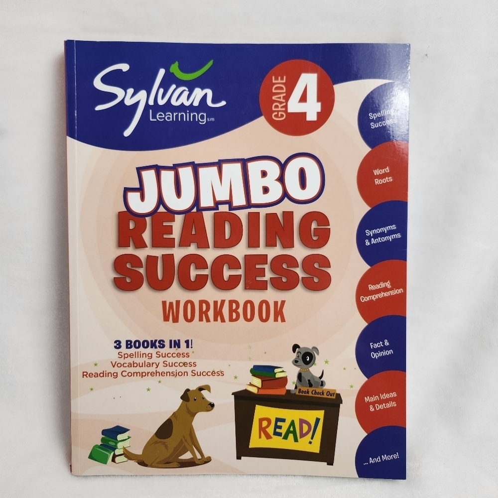 Sylvan Jumbo Reading Succes Grade 4th Workbook